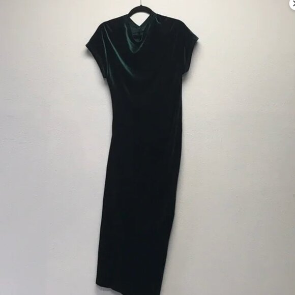 Green Velvet Zara Dress - Picture 1 of 6